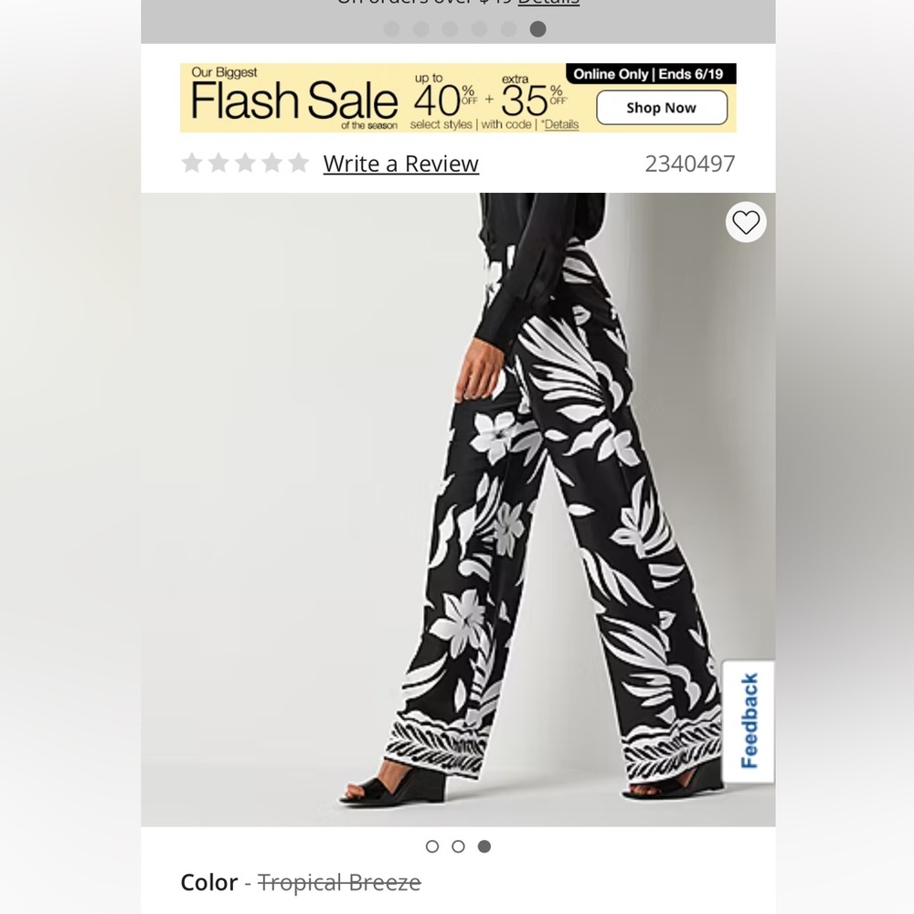 Worthington Tall Womens Mid Rise Wide Leg Pant